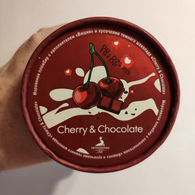 Мороженое пломбир Cherry & Chocolate от Петрохолод отзывы