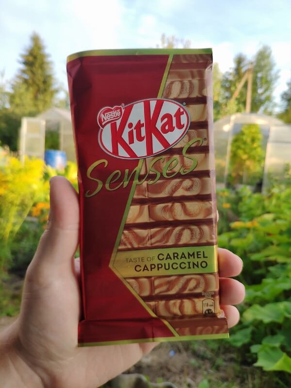 Шоколад KitKat Senses Caramel Cappuccino отзывы