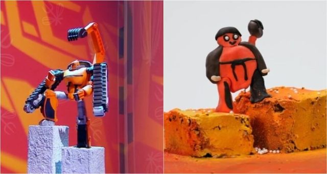 Торт с роботом-трансформером
